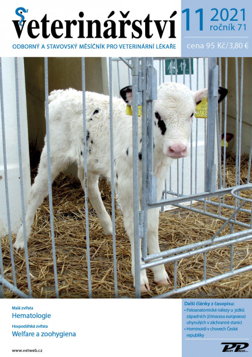 Obálka titulu Veterinářství - vydanie č. 11/2021