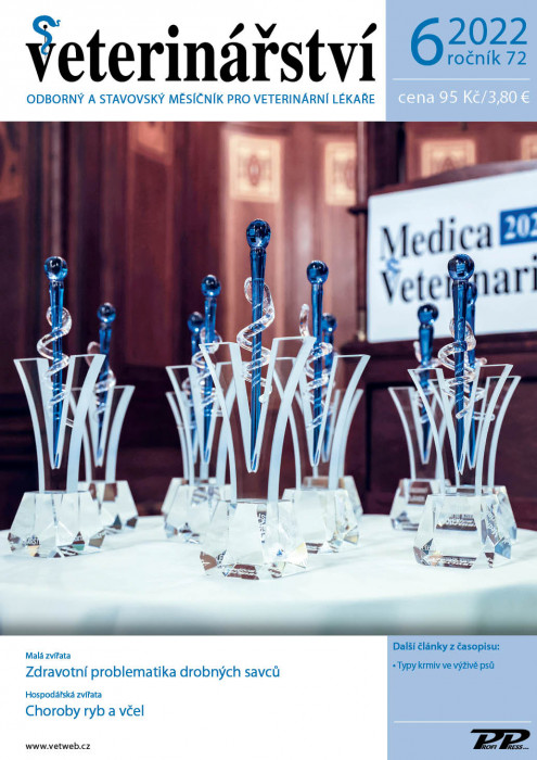 Obálka titulu Veterinářství - vydanie č. 6/2022