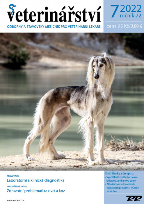 Obálka titulu Veterinářství - vydanie č. 7/2022