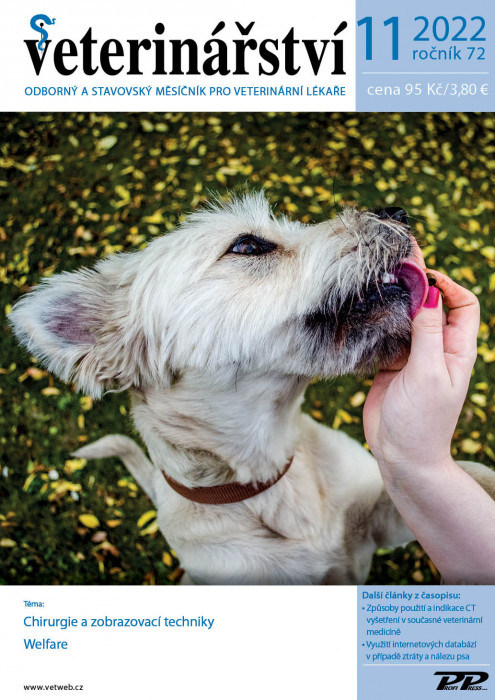 Obálka titulu Veterinářství - vydanie č. 11/2022