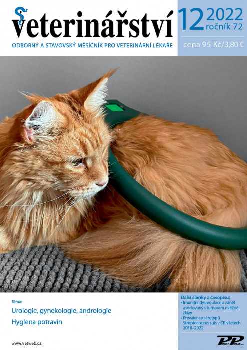 Obálka titulu Veterinářství - vydanie č. 12/2022