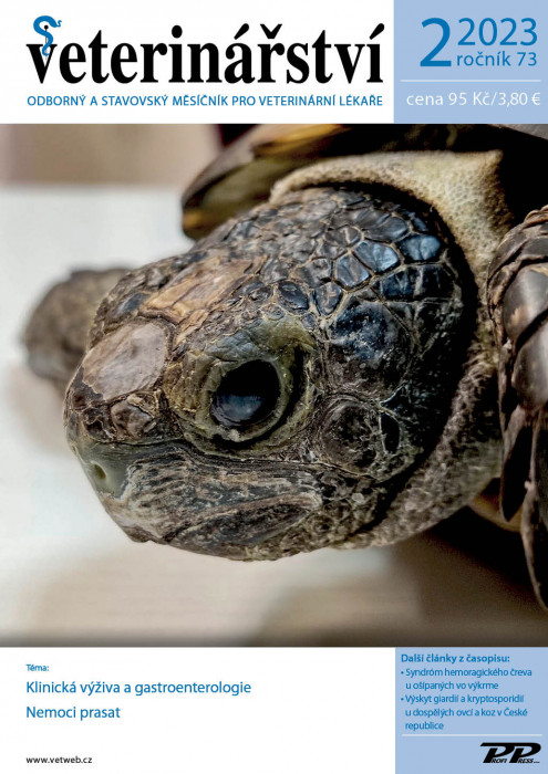 Obálka titulu Veterinářství - vydanie č. 2/2023