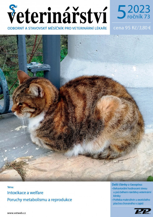 Obálka titulu Veterinářství - vydanie č. 5/2023