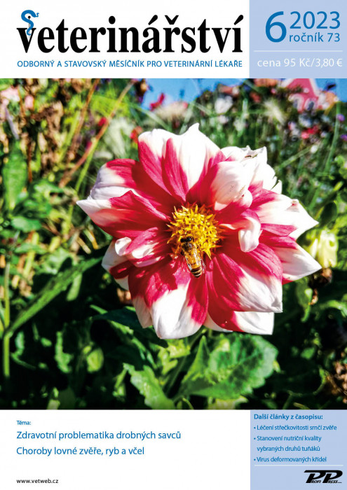 Obálka titulu Veterinářství - vydanie č. 6/2023