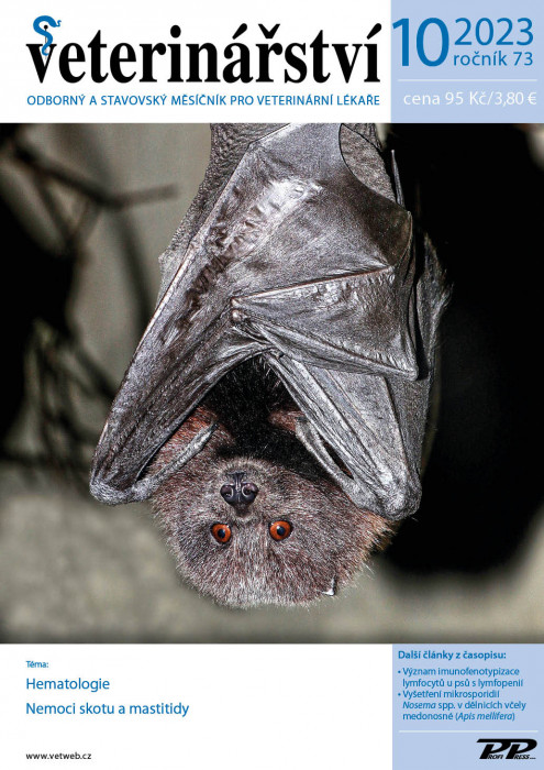 Obálka titulu Veterinářství - vydanie č. 10/2023