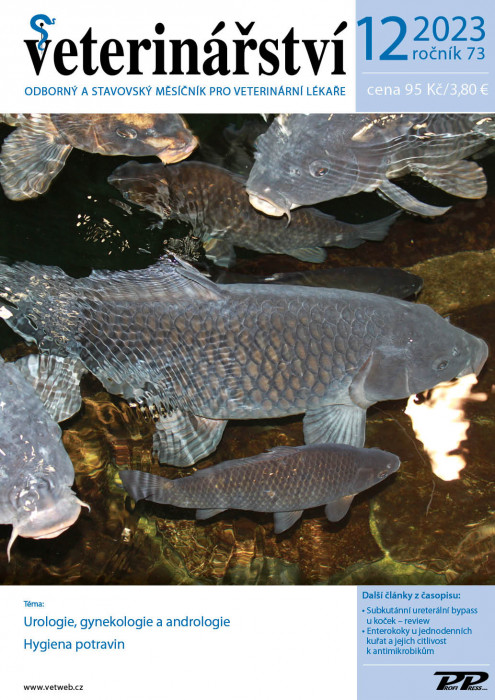 Obálka titulu Veterinářství - vydanie č. 12/2023