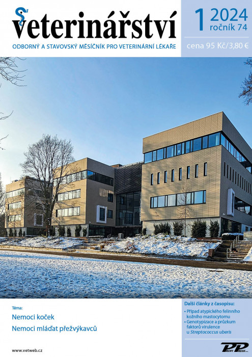 Obálka titulu Veterinářství - vydanie č. 1/2024