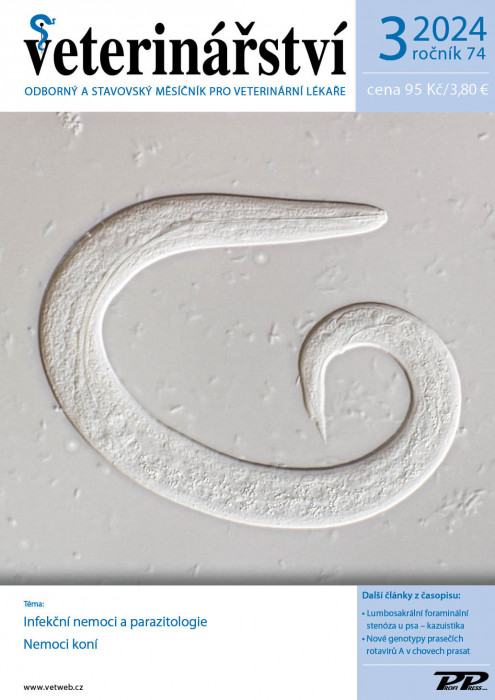 Obálka titulu Veterinářství - vydanie č. 3/2024