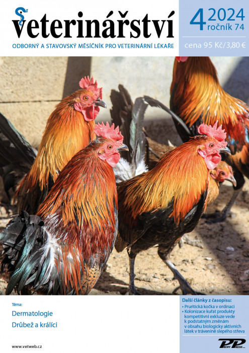Obálka titulu Veterinářství - vydanie č. 4/2024