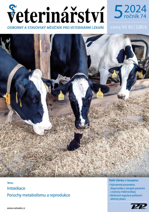 Obálka titulu Veterinářství - vydanie č. 5/2024