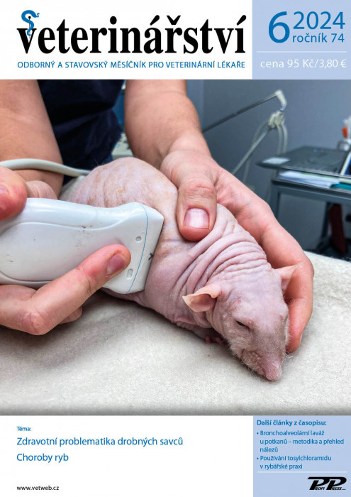Obálka titulu Veterinářství - vydanie č. 6/2024