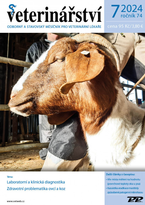 Obálka titulu Veterinářství - vydanie č. 7/2024