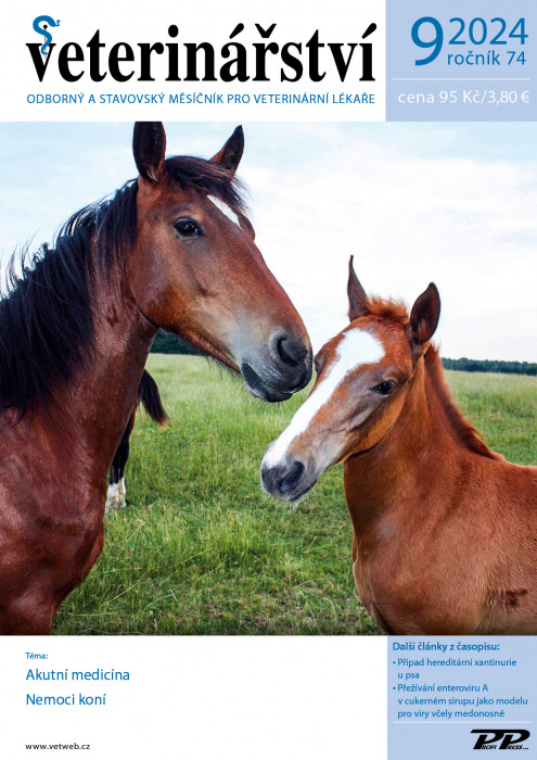 Obálka titulu Veterinářství - vydanie č. 9/2024