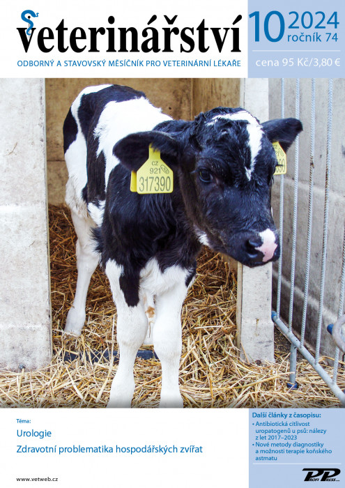 Obálka titulu Veterinářství - vydanie č. 10/2024
