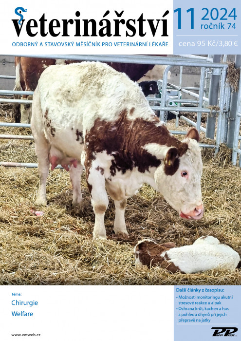 Obálka titulu Veterinářství - vydanie č. 11/2024