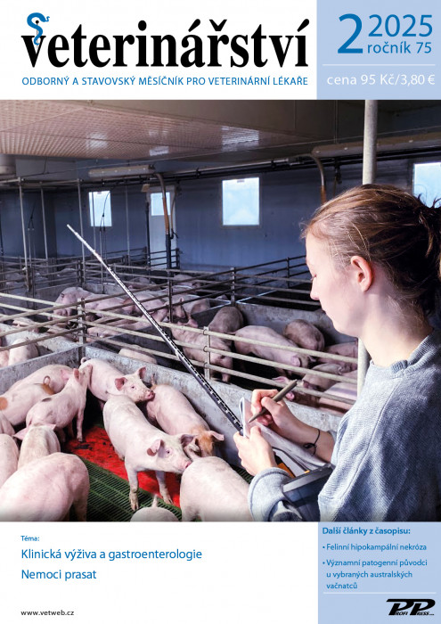 Obálka titulu Veterinářství - vydanie č. 2/2025