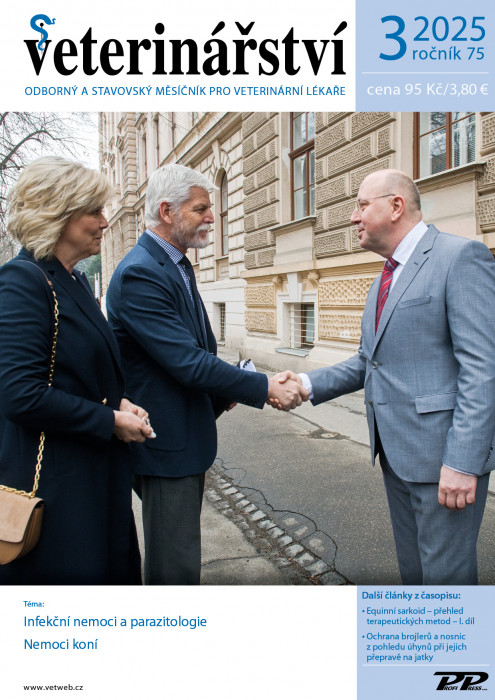 Obálka titulu Veterinářství - vydanie č. 3/2025