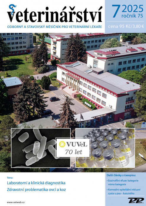 Obálka titulu Veterinářství - vydanie č. 7/2025