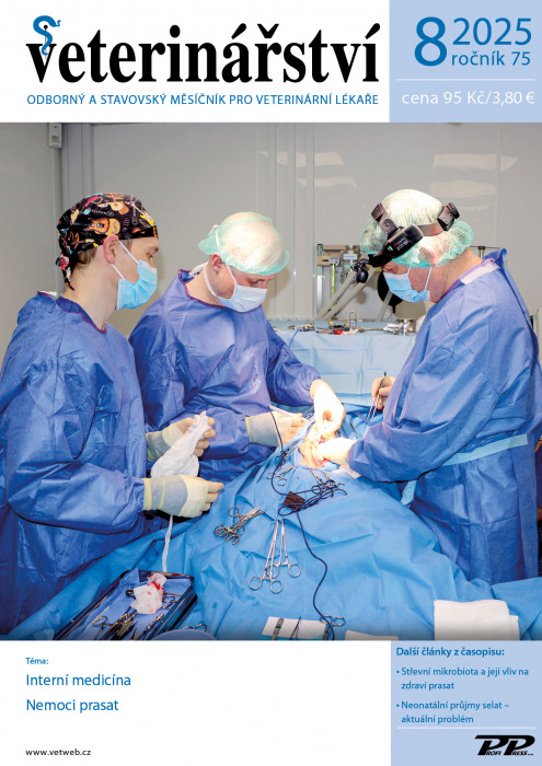 Obálka titulu Veterinářství - vydanie č. 8/2025