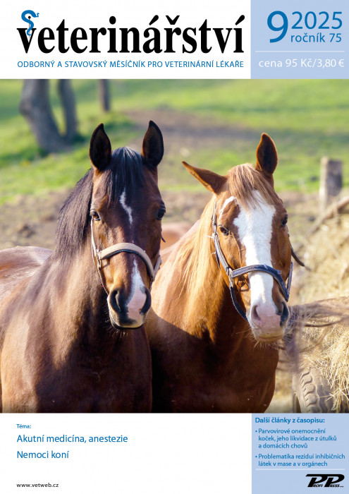 Obálka titulu Veterinářství - vydanie č. 9/2025