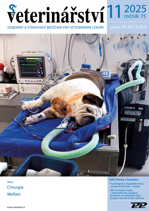 Obálka titulu Veterinářství - vydanie č.&nbsp;11/2025