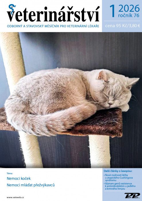Obálka titulu Veterinářství - vydanie č.&nbsp;1/2026