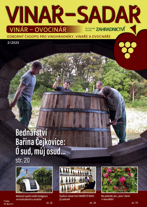 Obálka titulu Vinař - Sadař - vydanie č. 2/2025