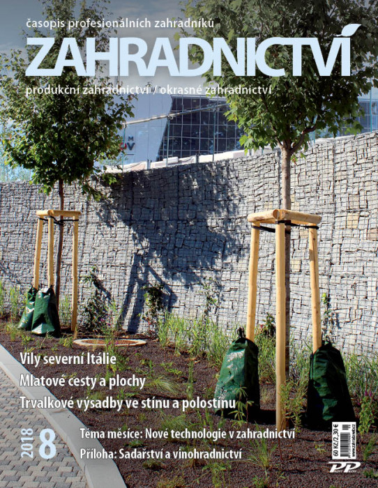 Obálka titulu Zahradnictví/Vinař - Sadař - vydanie č. 8/2018