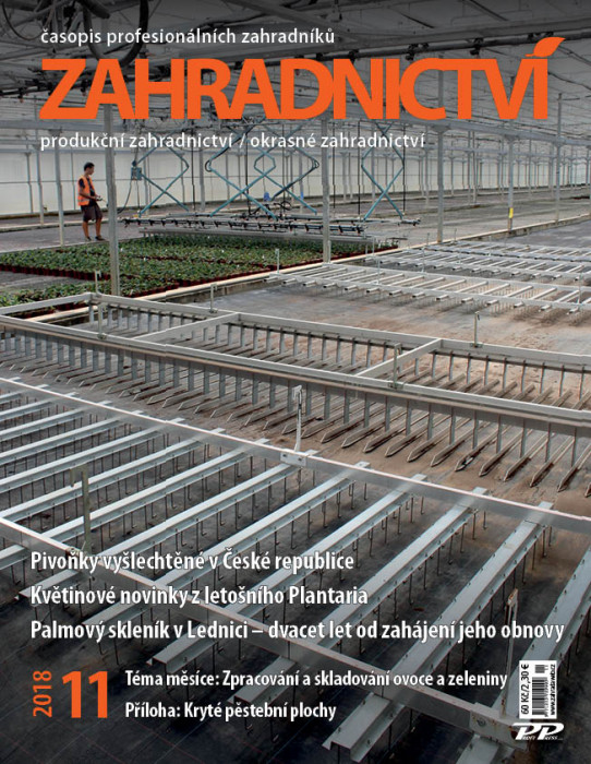 Obálka titulu Zahradnictví/Vinař - Sadař - vydanie č. 11/2018