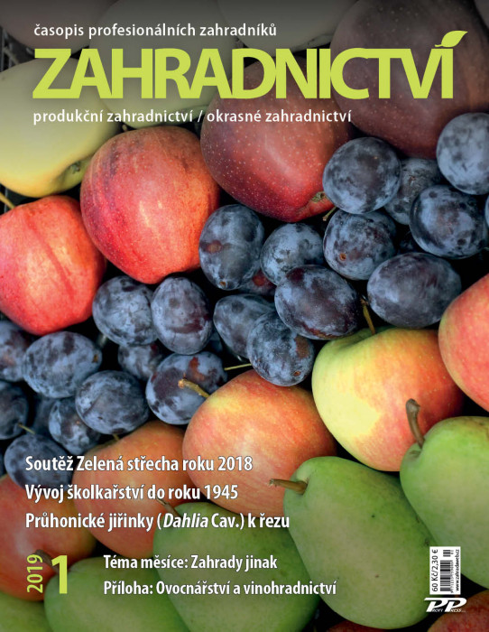 Obálka titulu Zahradnictví/Vinař - Sadař - vydanie č. 1/2019
