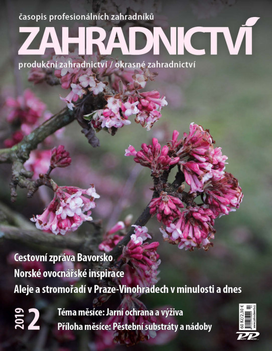 Obálka titulu Zahradnictví/Vinař - Sadař - vydanie č. 2/2019