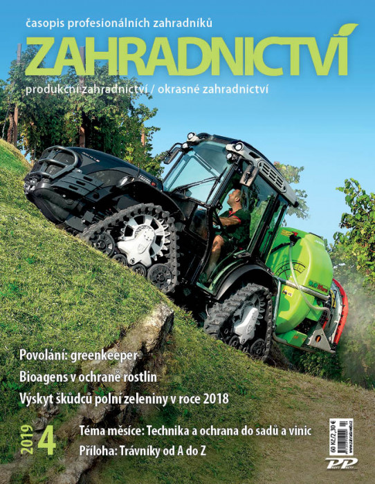 Obálka titulu Zahradnictví/Vinař - Sadař - vydanie č. 4/2019