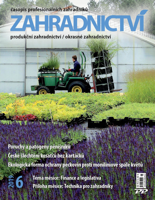 Obálka titulu Zahradnictví/Vinař - Sadař - vydanie č. 6/2019