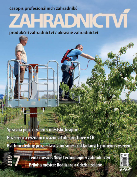 Obálka titulu Zahradnictví/Vinař - Sadař - vydanie č. 7/2019
