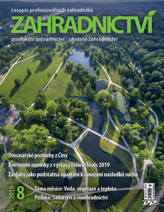 Obálka titulu Zahradnictví/Vinař - Sadař - vydanie č. 8/2019
