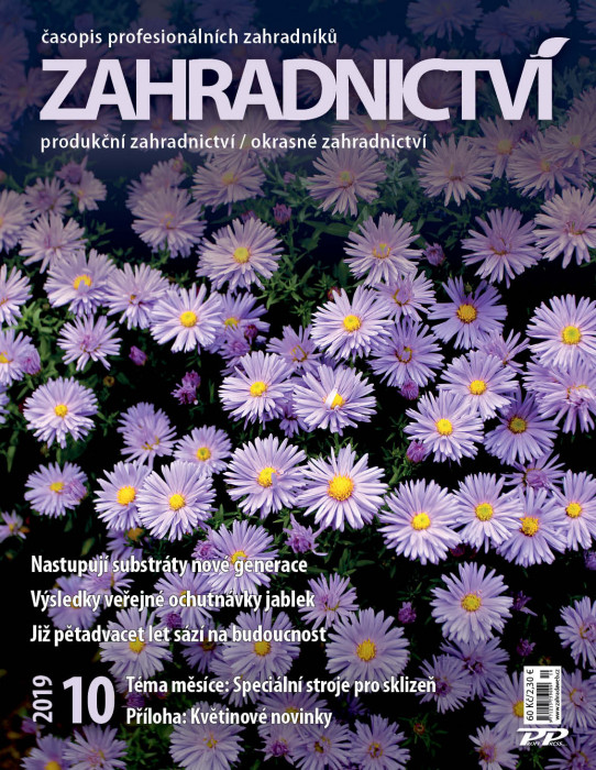 Obálka titulu Zahradnictví/Vinař - Sadař - vydanie č. 10/2019