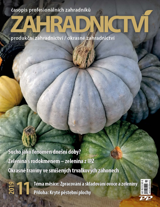 Obálka titulu Zahradnictví/Vinař - Sadař - vydanie č. 11/2019