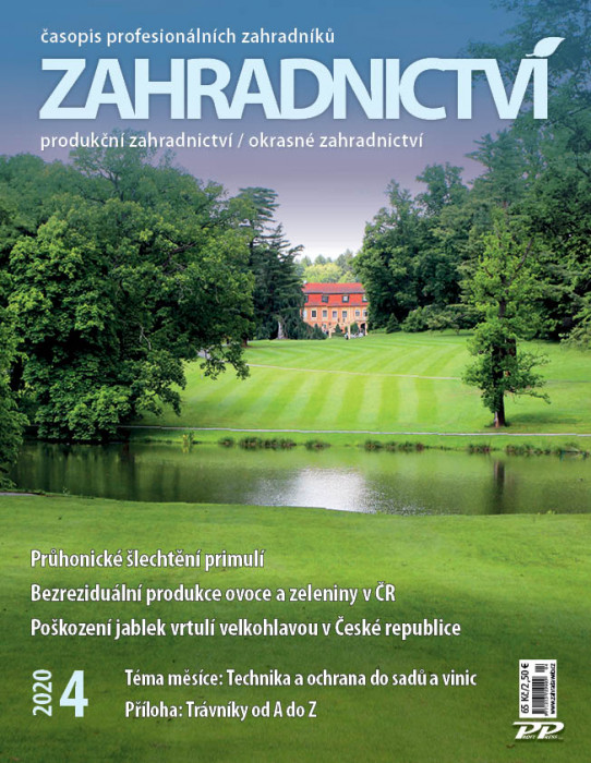 Obálka titulu Zahradnictví/Vinař - Sadař - vydanie č. 4/2020