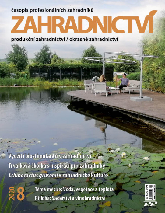 Obálka titulu Zahradnictví/Vinař - Sadař - vydanie č. 8/2020