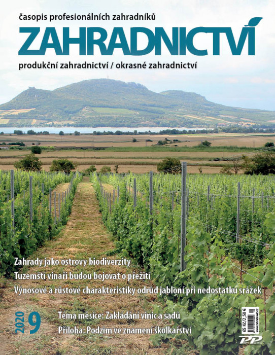Obálka titulu Zahradnictví/Vinař - Sadař - vydanie č. 9/2020