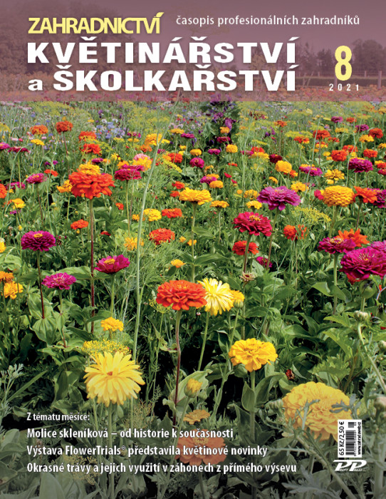 Obálka titulu Zahradnictví/Vinař - Sadař - vydanie č. 8/2021