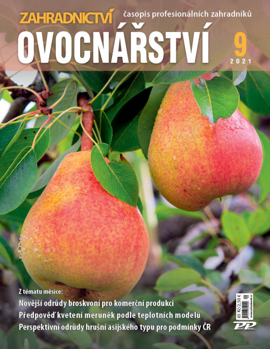 Obálka titulu Zahradnictví/Vinař - Sadař - vydanie č. 9/2021