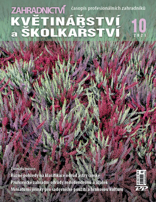 Obálka titulu Zahradnictví/Vinař - Sadař - vydanie č. 10/2021