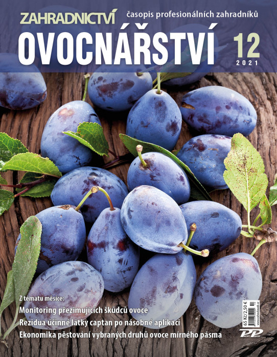 Obálka titulu Zahradnictví/Vinař - Sadař - vydanie č. 12/2021