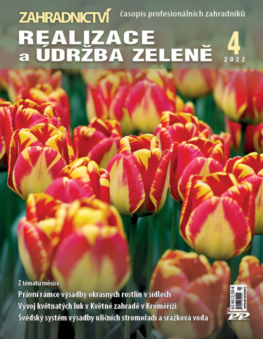 Obálka titulu Zahradnictví/Vinař - Sadař - vydanie č. 4/2022