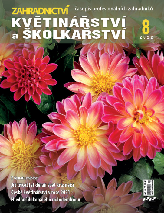 Obálka titulu Zahradnictví/Vinař - Sadař - vydanie č. 8/2022