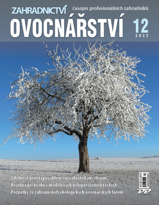 Obálka titulu Zahradnictví/Vinař - Sadař - vydanie č. 12/2022
