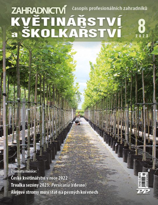 Obálka titulu Zahradnictví/Vinař - Sadař - vydanie č. 8/2023