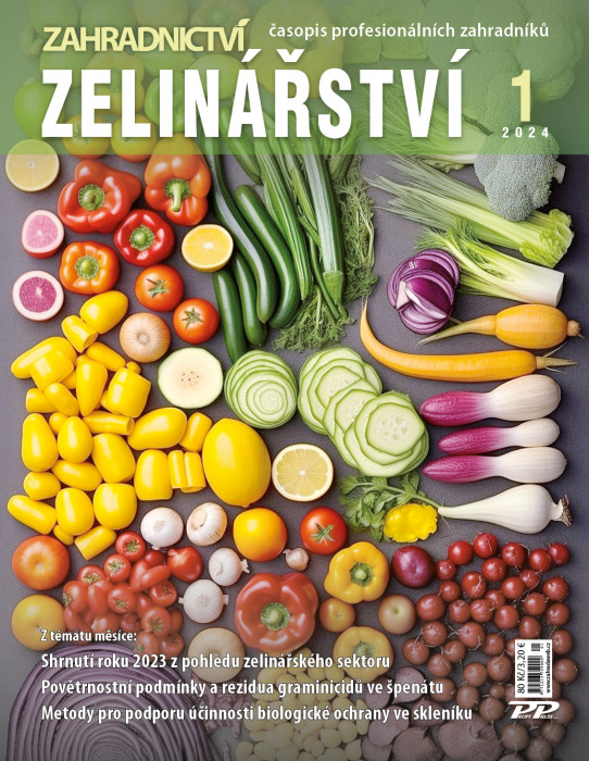 Obálka titulu Zahradnictví/Vinař - Sadař - vydanie č. 1/2024