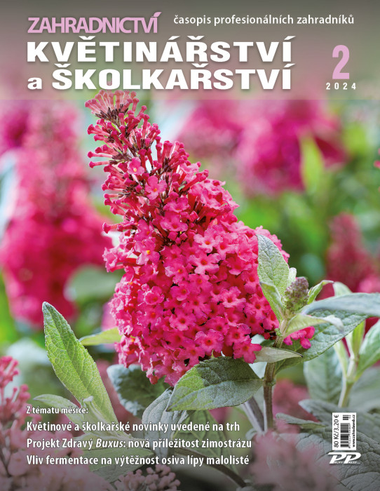 Obálka titulu Zahradnictví/Vinař - Sadař - vydanie č. 2/2024